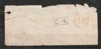 briefomslag met bestellerstempel C.4 1869., Postzegels en Munten, Brieven en Enveloppen | Nederland, Verzenden, Brief