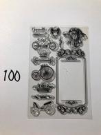 Stempels 100, Hobby en Vrije tijd, Stempelen, Ophalen of Verzenden, Zo goed als nieuw, Clearstamp