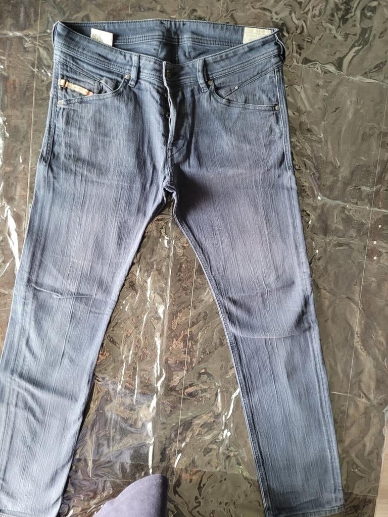 CLASSIC DIESEL BELTHER 3D SLIM TAPERED STRETCH JEANS S 33, Kleding | Heren, Spijkerbroeken en Jeans, Diesel, Blauw, Ophalen of Verzenden