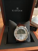 Edox Les Vauberts Open Heart, Overige merken, Leer, Staal, Polshorloge