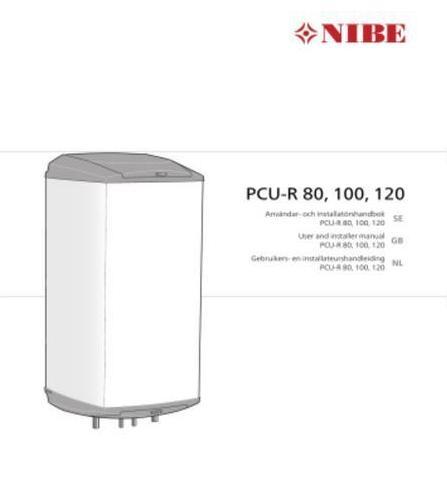 RVS Nibe PCU-R 120 RVS buffervat, Doe-het-zelf en Verbouw, Verwarming en Radiatoren, Zo goed als nieuw, Overige typen, 80 cm of meer