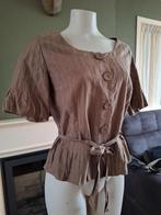 Caroline Biss mooi bloesje blouse 38 M | Gratis Verzenden, Kleding | Dames, Blouses en Tunieken, Maat 38/40 (M), Bruin, Verzenden
