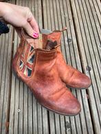 Leren Enkellaarsjes Maat 39, Ophalen of Verzenden, Gedragen, Bruin, Lage of Enkellaarzen