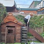 Leuk Tuinhuisje Speelhuisje met glijbaan en trap gratis!, Huizen en Kamers