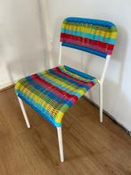 Retro Kinderstoel Kleurrijk, Huis en Inrichting, Stoelen, Ophalen, Gebruikt, Overige kleuren, Metaal