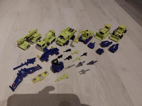 Transformers G1 Constructicons vintage compleet, Verzamelen, Transformers, Gebruikt, G1, Decepticons, Ophalen of Verzenden
