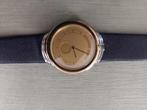 Universal Genève heren horloge 18 krt goud, Leer, Polshorloge, Zo goed als nieuw, Goud