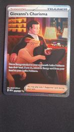 Giovanni's Charisma Full Art - Mew EN 204/163, Hobby en Vrije tijd, Verzamelkaartspellen | Pokémon, Ophalen of Verzenden, Zo goed als nieuw