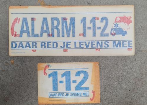 112 alarm auto stickers (nieuw), Verzamelen, Overige Verzamelen, Nieuw, Ophalen of Verzenden
