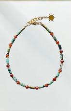 Granaat Turquoise armband nieuw, Ophalen of Verzenden, Nieuw, Overige kleuren, Met edelsteen