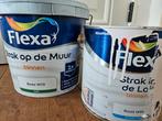 GRATIS MUURVERF & HOUTLAK (Kleur: Wit Appel), Doe-het-zelf en Verbouw, Verf, Beits en Lak, Ophalen, Gebruikt, Verf, Roze
