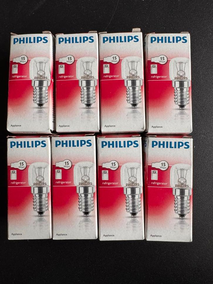 8x Philips Koelkastlamp 15W - Nieuw in Verpakking, Witgoed en Apparatuur, Onderdelen en Toebehoren, Nieuw, Ophalen of Verzenden