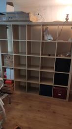 IKEA kallax / expedit kast licht eiken kleur 5x5 vaks, Huis en Inrichting, Kasten | Boekenkasten, 25 tot 50 cm, Gebruikt, Ophalen