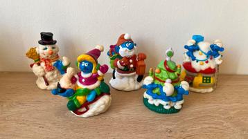 Vintage Smurfen Kerst Ornamenten Set - 1997 beschikbaar voor biedingen