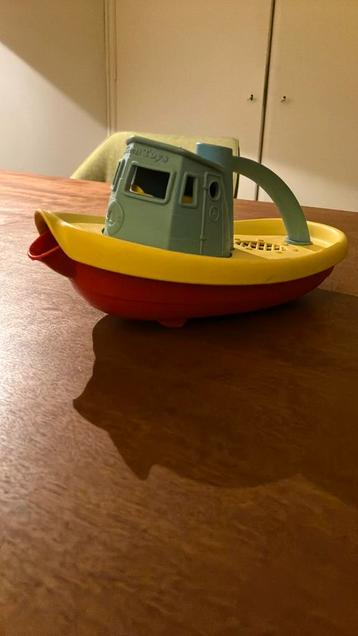 Greentoys sleepboot gerecycled plastic oersterk water /zand beschikbaar voor biedingen