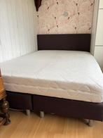 Boxspring 140x200 met matras, Huis en Inrichting, Slaapkamer | Bedden, Ophalen, Gebruikt, Overige kleuren, Tweepersoons