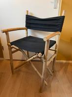 Regisseur stoel gemaakt van bamboe, Huis en Inrichting, Stoelen, Ophalen, Zo goed als nieuw, Bruin, Eén