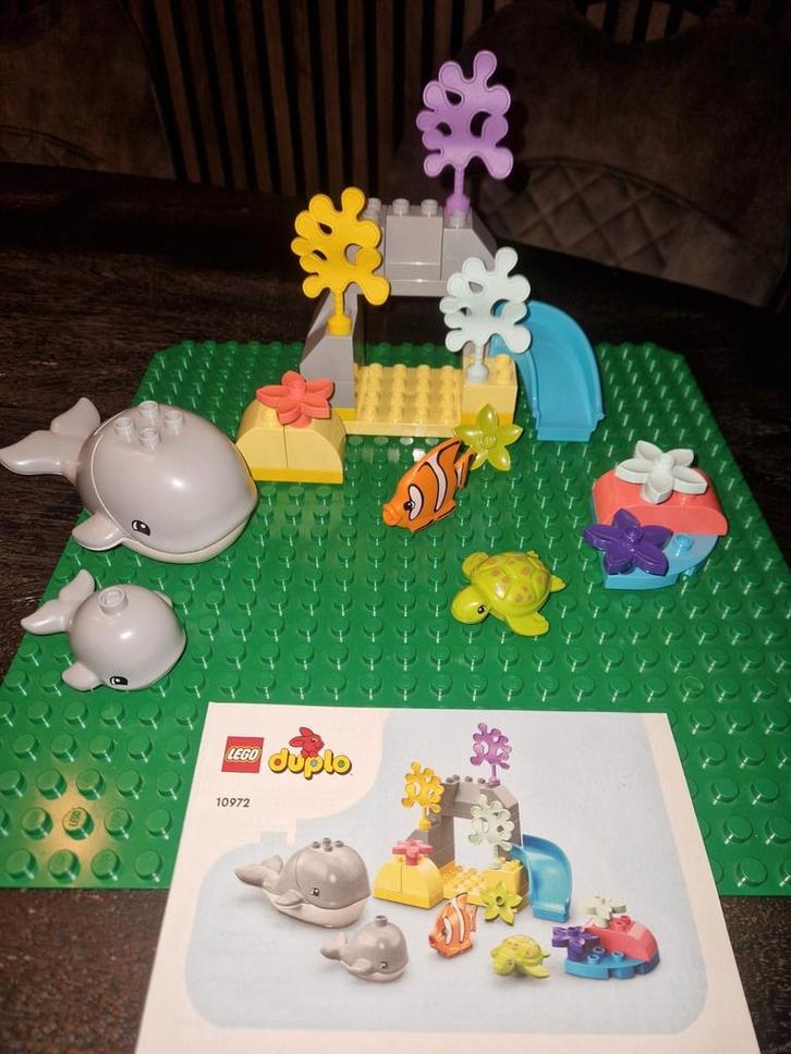 Duplo zeedieren 10972, Kinderen en Baby's, Speelgoed | Duplo en Lego, Zo goed als nieuw, Duplo, Ophalen of Verzenden
