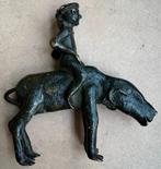 Fraai bronzen beeldje, Pakistan?, Antiek en Kunst, Ophalen of Verzenden