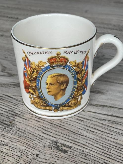 Mok ter ere van de kroning van Edward VIII, Antiek en Kunst, Antiek | Porselein, Verzenden