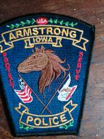 Mooi embleem van de politie van Armstrong Iowa USA, Embleem of Badge, Amerika, Marechaussee, Verzenden