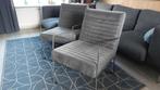 2 Woonkamer stoelen - (stof) industrieel, stoere look, Huis en Inrichting, Stoelen, Ophalen, Zo goed als nieuw, Stof, Twee