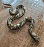 Goudkleurige slang kandelaar kaarsenhouder, Nieuw, Minder dan 25 cm, Ophalen of Verzenden