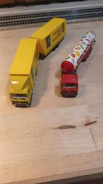 2 stuks vrachtwagen... 1 x wiking..1 x herpa., Ophalen of Verzenden, Gebruikt, Bus of Vrachtwagen, Herpa