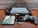 Sony Playstation 1 +2 spellen #1, Ophalen of Verzenden, Gebruikt, Met 1 controller, Met games
