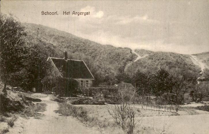 Schoorl - Argergat, Verzamelen, Ansichtkaarten | Nederland, Gelopen, Noord-Holland, Voor 1920, Ophalen of Verzenden