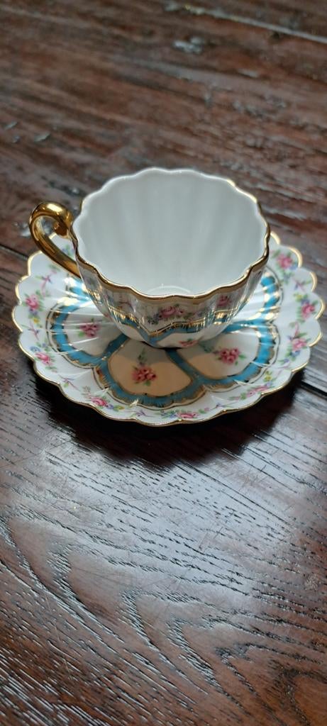 Vintage Meander BV Kop en Schotel - Perfecte Staat, Antiek en Kunst, Ophalen of Verzenden