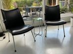Fauteuils in Gispen stijl, Huis en Inrichting, Fauteuils, Kunststof, Gebruikt, Minder dan 75 cm, 50 tot 75 cm