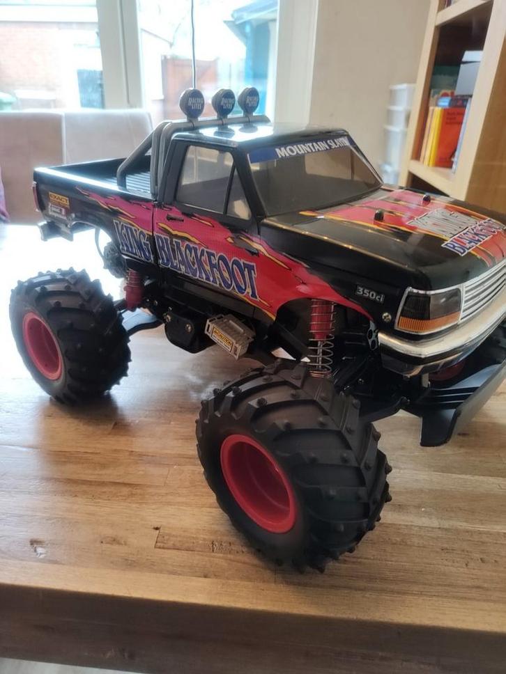 Tamiya King Blackfoot Model nr 58192, Hobby en Vrije tijd, Modelbouw | Radiografisch | Auto's, Zo goed als nieuw, Auto onroad