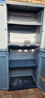 Gratis Open Kast voor in schuur, Tuin en Terras, Ophalen, Gebruikt, Kunststof, Overige typen