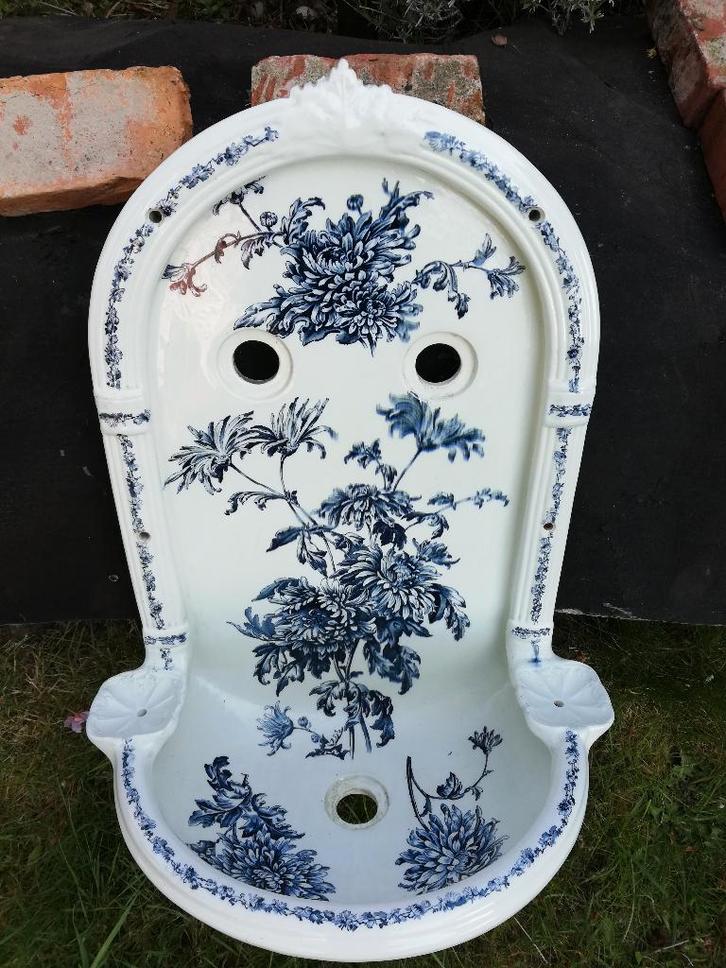 Uniek antiek engels fonteintje crysanten johnson brothers, Antiek en Kunst, Antiek | Overige Antiek, Ophalen