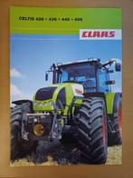 Folder Claas Celtis 426, 436, 446 en 456 Nederlandstalig, Ophalen of Verzenden, Gelezen, Tractor en Landbouw