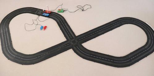 Fleischmann racebaan met 2 autootjes jaren 60 / 70 opknapper, Kinderen en Baby's, Speelgoed | Racebanen, Gebruikt, Racebaan, Elektrisch