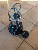 Zwarte Hanglamp vidaXL, Ophalen, 5 tot 15 flessen, Zo goed als nieuw, Metaal