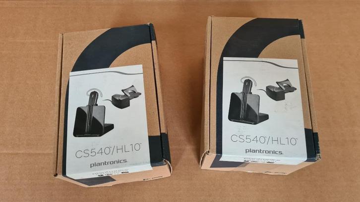 2x Poly CS540 / HL10 draadloze headsets (nieuw), Computers en Software, Headsets, Nieuw, Ophalen