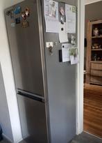 RVS koelkoest met vriezer, 200 liter of meer, Met aparte vriezer, Zo goed als nieuw, 160 cm of meer