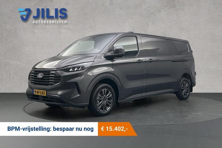 Ford Transit Custom 2.0 TDCI L2 Limited | BPM vrij | Twee ke, Auto's, Bestelauto's, Bedrijf, Te koop, ABS, Achteruitrijcamera