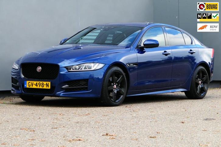 Jaguar XE 2.0 D R-Sport NAP Automaat Meridian Navi LED Clima, Auto's, Jaguar, Bedrijf, Te koop, XE, ABS, Achteruitrijcamera, Airbags
