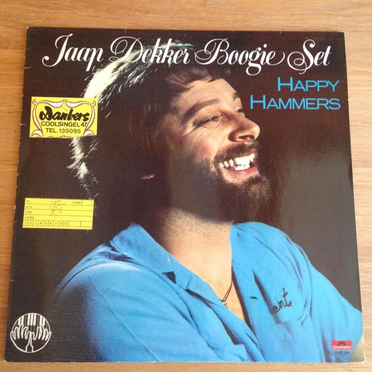 Jaap Dekker Boogie Set - Happy Hammers LP, Cd's en Dvd's, Vinyl | Jazz en Blues, Gebruikt, Jazz, 1980 tot heden, 12 inch, Ophalen