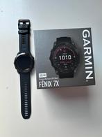 Garmin Fenix 7X Solar – Topmodel!, Zwart, Garmin, Ophalen of Verzenden, Zo goed als nieuw