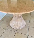 Design vintage tafel McGuire Sheaf of Wheat eettafel rond, Huis en Inrichting, Tafels | Eettafels, Ophalen, Overige materialen