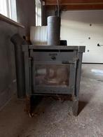 Houtkachel Janus 9kW | stevige gietijzeren kachel |opknapper, Gebruikt, Houtkachel, Ophalen of Verzenden, Vrijstaand