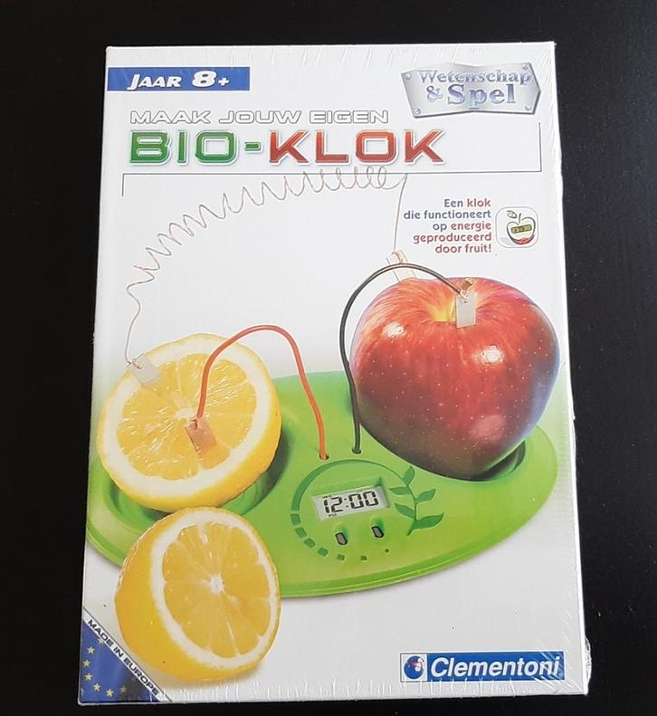 Bio-klok Clementoni KIDS-wetenschap NIEUW IN DOOS, Kinderen en Baby's, Speelgoed | Educatief en Creatief, Nieuw, Ontdekken, Met licht