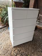Witte ladekast met 6 lades ikea, Ophalen, Kunststof, 100 tot 150 cm, 50 tot 100 cm