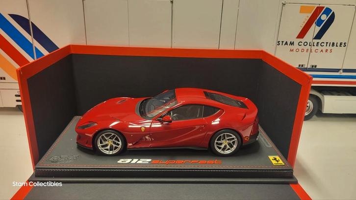 BBR Ferrari 812 Superfast Salon de Geneve 70th Anniv. - 2017, Hobby en Vrije tijd, Modelauto's | 1:18, Zo goed als nieuw, Auto