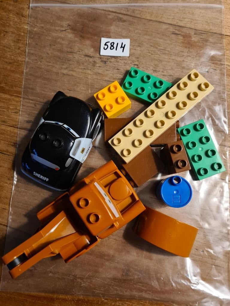 Lego duplo 5814, Kinderen en Baby's, Speelgoed | Duplo en Lego, Ophalen of Verzenden, Zo goed als nieuw, Duplo